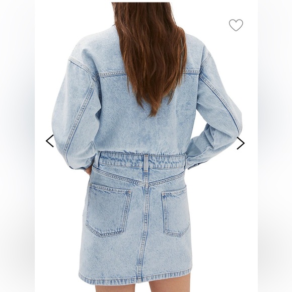 NWT mango denim shirt dress - Picture 2 of 5